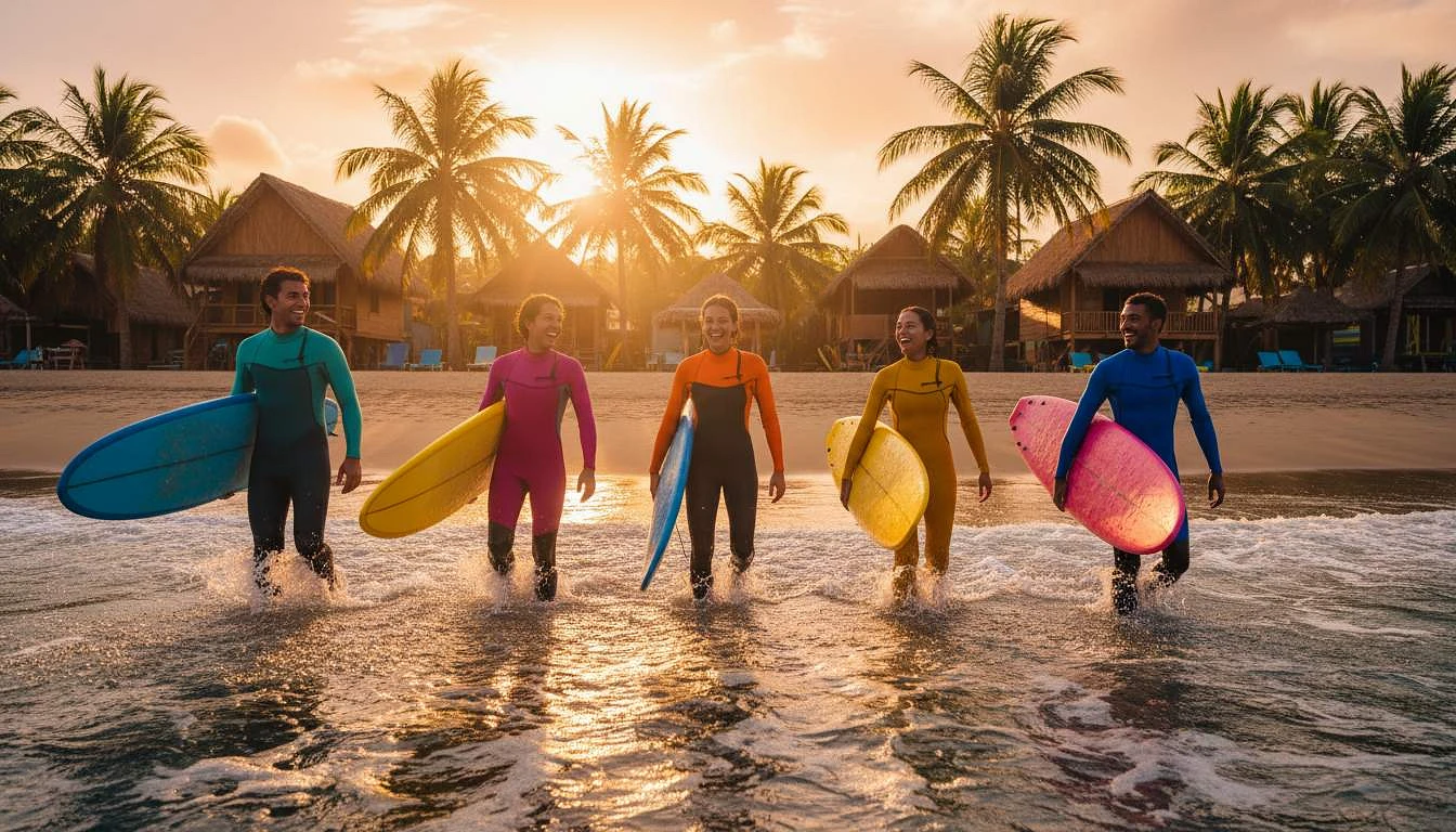 Серф-кемпы: лучшие места для новичков (Бали, Шри-Ланка, Марокко)